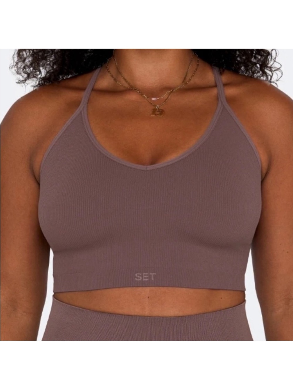 SET Active Sculptflex Ribbed V Bra + Leggings